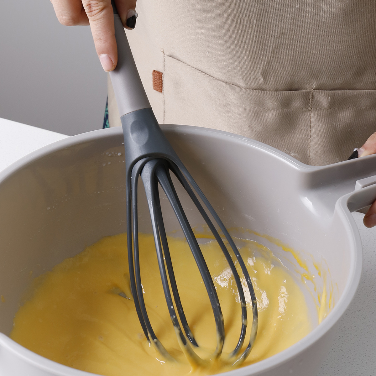 Immersion Hand Blender Set - 1 adet Yumurta Çırpıcı Döndürülmüş Yumurta