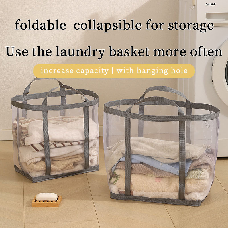 Laundry - File Çamaşır Sepeti Naylon Saplı Nefes