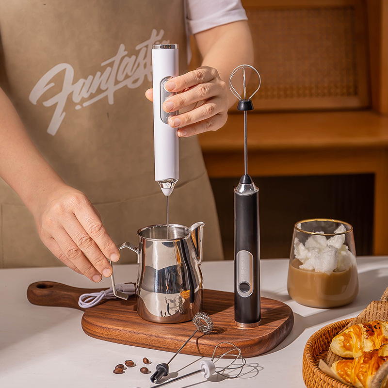Immersion Hand Blender Set - Elektrikli Süt Köpürtücü Blender Kablosuz Kahve