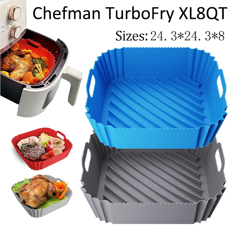 Büyük Hava Fritöz Silikon Sepe - Air Fryer Silicone Pot Liner incelemesi ve fiyatı