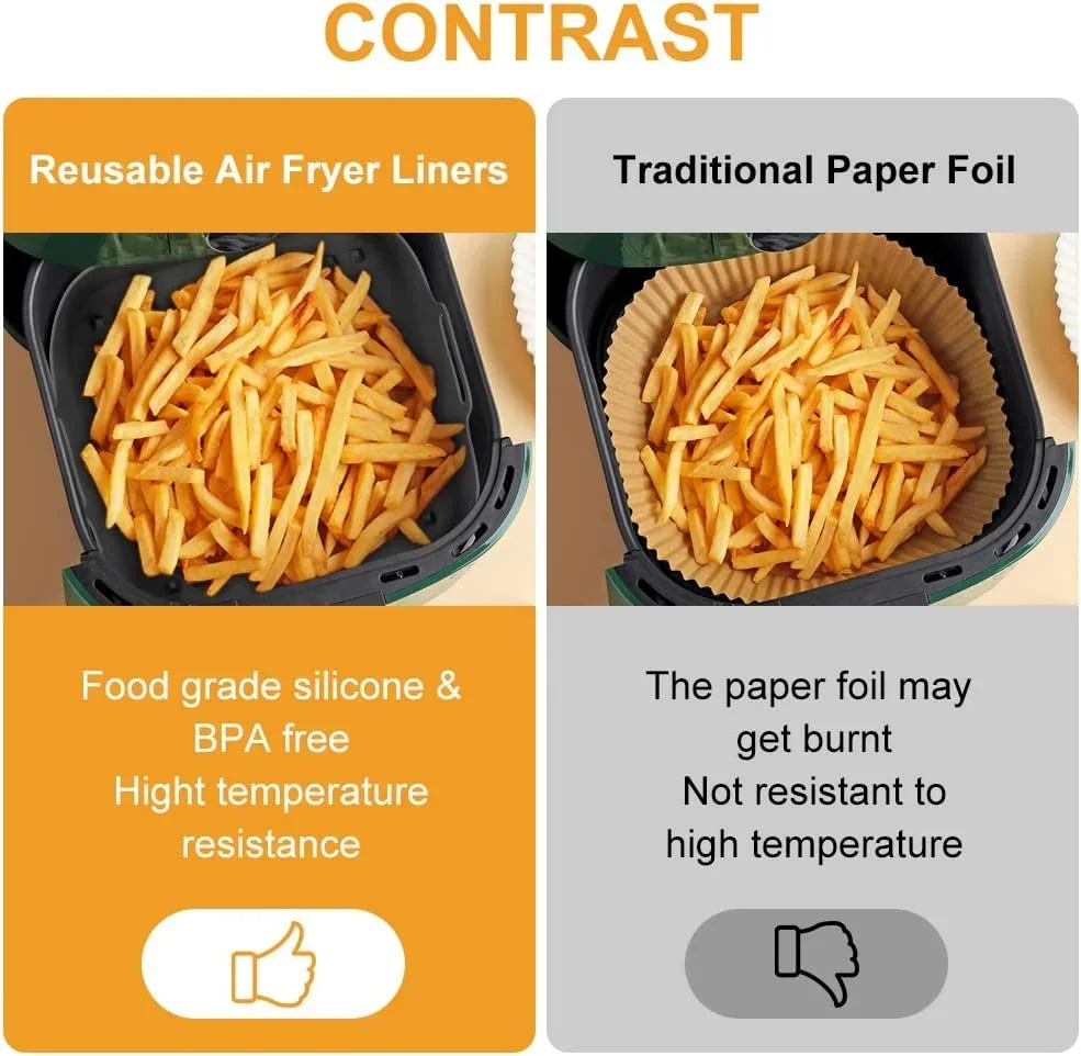 Hava Fritöz Silikon Pot Kalın  - Air Fryer Silicone Pot Liner incelemesi ve fiyatı