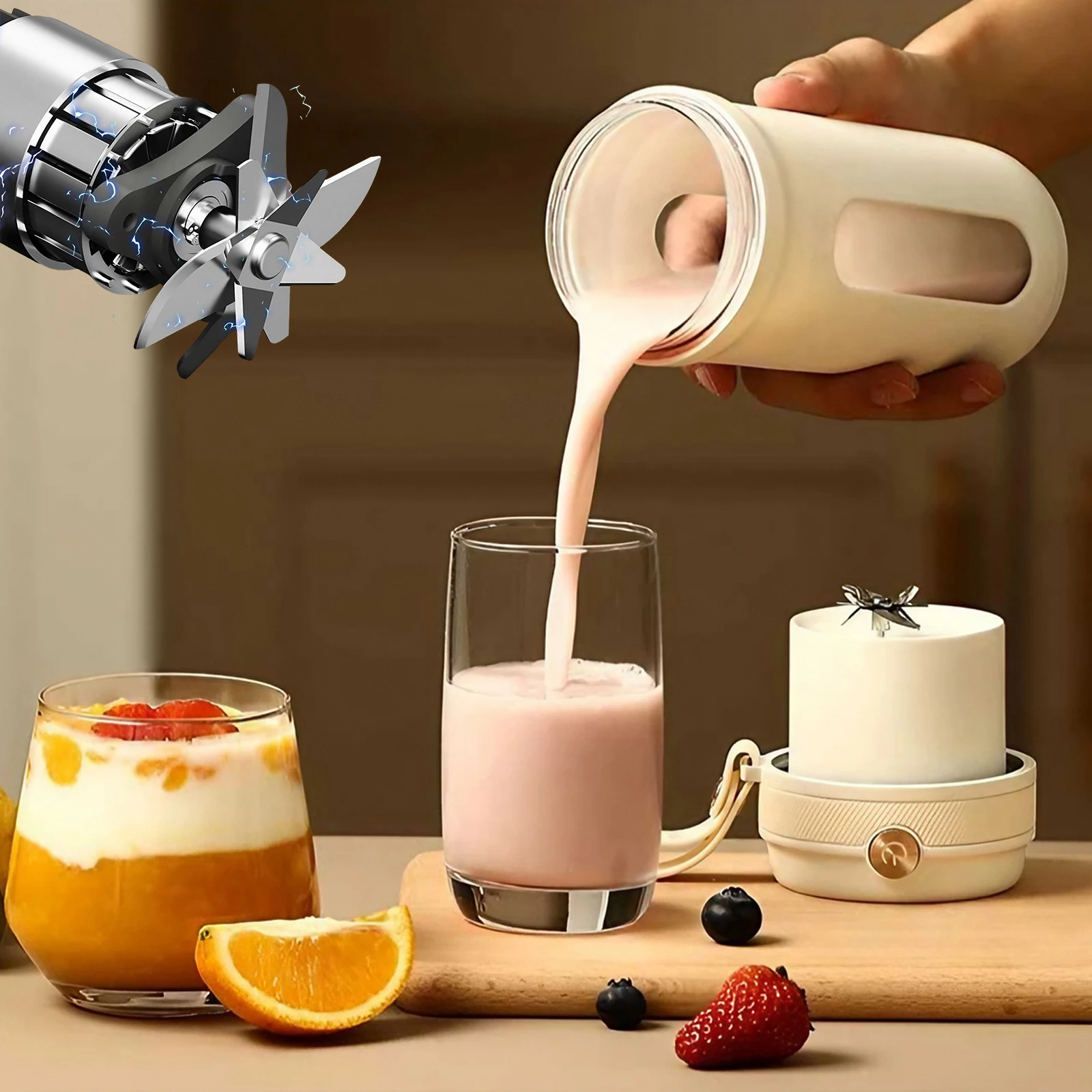 USB ile Şarj Edilebilen Elektr - Portable Blender Usb Rechargeable incelemesi ve fiyatı