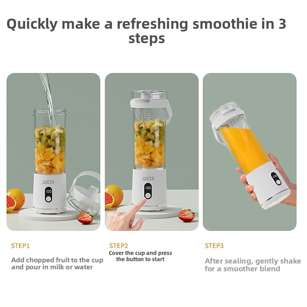 Taşınabilir Blender 600ML Elek - Portable Blender Usb Rechargeable incelemesi ve fiyatı
