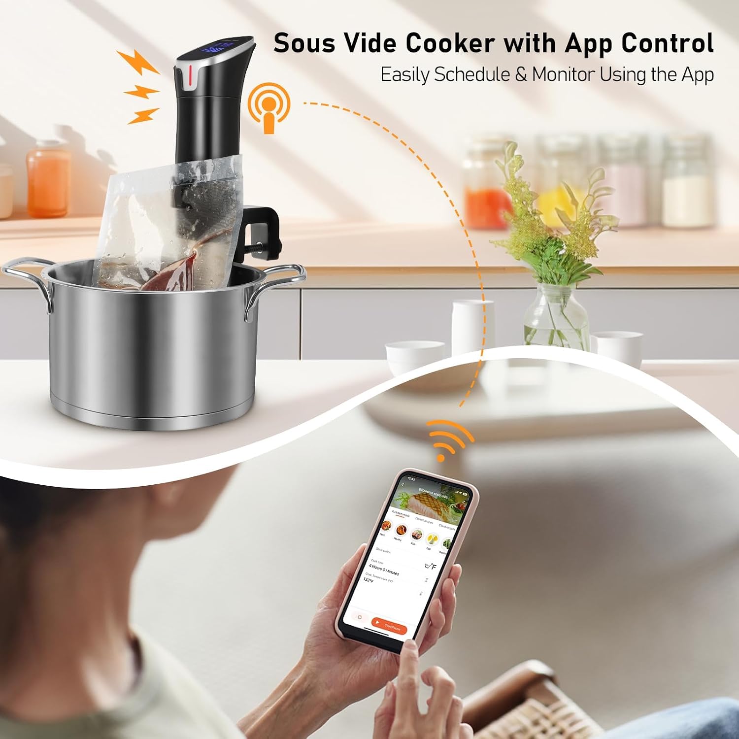 1100W Uygulama Kontrollü Hassa - Digital Sous Vide Precision Cooker incelemesi ve fiyatı