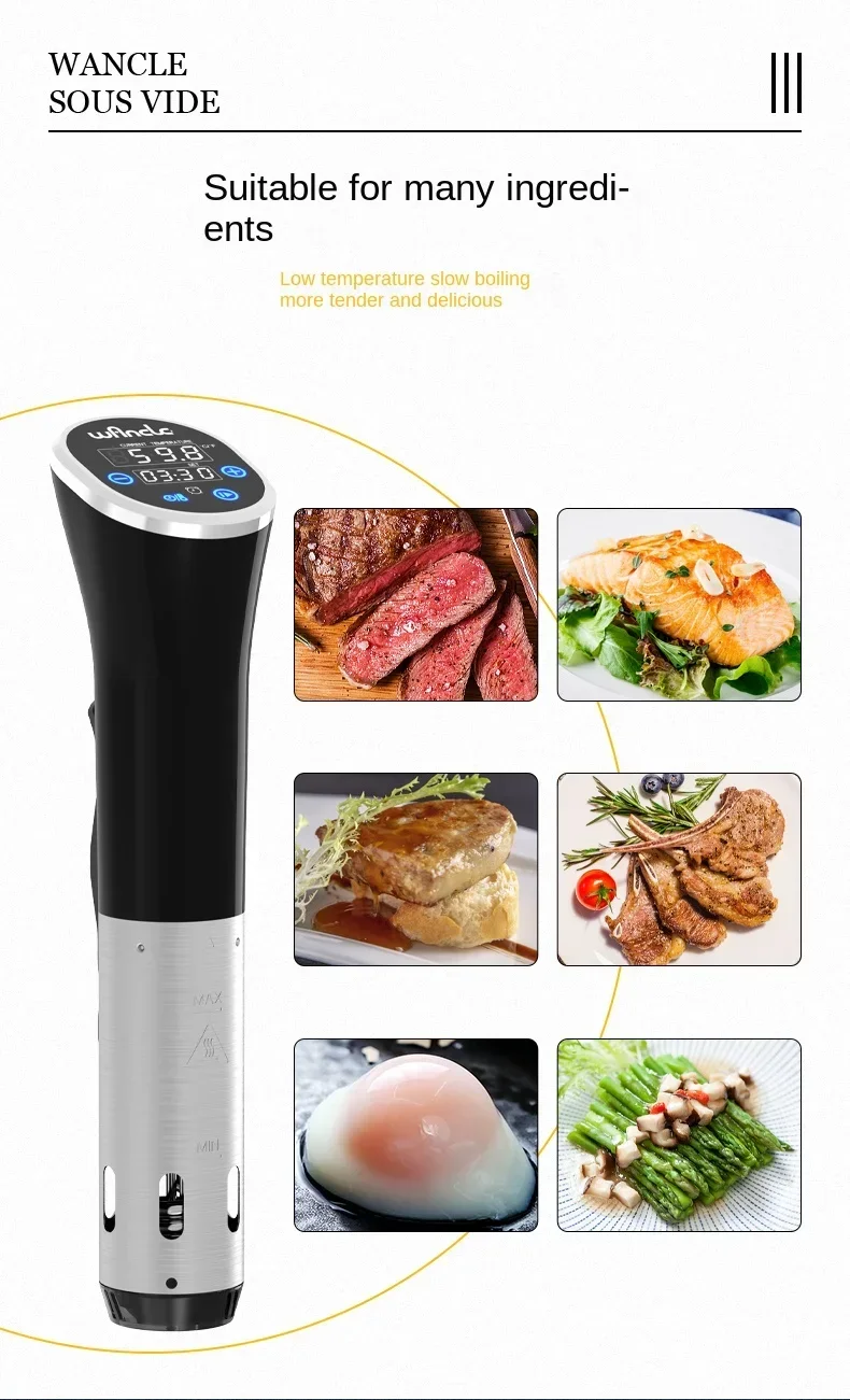 Wancle'den 220V Sous Vide Pişi - Digital Sous Vide Precision Cooker incelemesi ve fiyatı